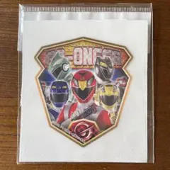 ゴーオンジャー　アイロンシール　バンダイ　日本製　GO-ONGER