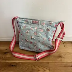 Cath Kidston 水色 動物柄 ショルダーバッグ