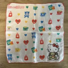 1989年 ヴィンテージ80年代 ハローキティ ハンカチ サンリオ レトロ