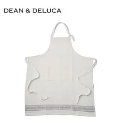 【新品未開封】DEAN&DELUCA ジャガードエプロン　グレー×ホワイトのサムネイル