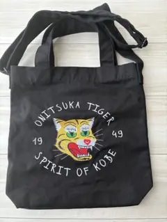 美品！オニツカタイガー　キャンバストートバッグ