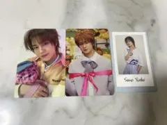 INI 佐野雄大 トレカ&ステッカー3点セット
