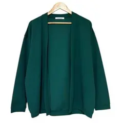 極美品　ジャーナルスタンダード　カーディガン　オープンフロント　グリーン