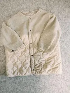 キルティング フリースジャケット