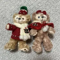 ダッフィー&シェリーメイ　ディズニークリスマス2012 ぬいぐるみバッジのサムネイル