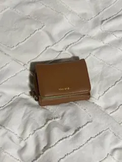 niko and... ブラウン三つ折り財布