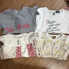 (17) 90cmTシャツ4点セット まとめ買い