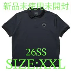 FCRB EMBLEM POLO BLACK 26SS 最安値 XXL 黒のサムネイル