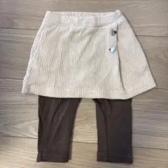 petit main スカート付きレギンス 80