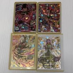 にゃんこ大戦争カード 4枚セット　自転車が欲しくてお金がないので買って欲しいです にゃんこ大戦争カード 4枚セット 自転車が欲しくてお金がないので買っ