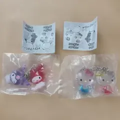サンリオキャラクターズ　なかよしドロップチャーム　ハローキティ　マイメロディ