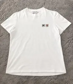MAISON KITSUNE ダブルフォックス Tシャツ ホワイト XS