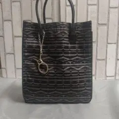 FAUCHON フォション　グローブホルダー付き　ロゴトートバッグ