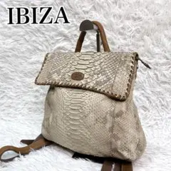 イビザ バックパック リュック パイソンレザー ヘビ革 エキゾチック 日本製