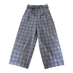 journalstandard レリューム 綿麻ハイウエスト パンツ チェック