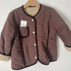 未使用ブラウン フリースジャケット 110cm、120サイズ