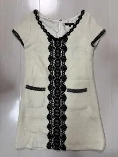 み*ま様 MERCURYDUO アイボリー ひざ丈ワンピース