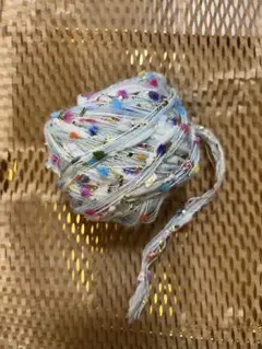 ファンシーヤーン☆素材糸☆毛糸 3色セット【約2~3メートル × 3点】