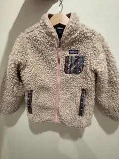 patagonia フリースジャケット 4T ベージュ