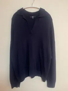 ユニクロ 3XL スムースコットンリラックスポロセーター