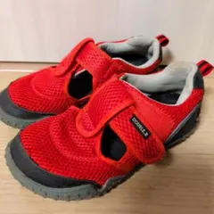 DOUBLE B レッド　メッシュキッズシューズ サイズ20cmのサムネイル