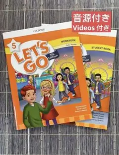 Let's Go 5th - 5 student/Work Book 教材　洋書