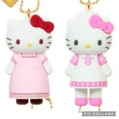 ハローキティ展　50周年　シークレットマスコット　チャーム　エプロン　ウェイター