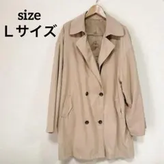 ベージュ トレンチコート　春