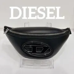【極美品、未使用級】DIESEL ディーゼル　ボディバッグ　ブラック　Dロゴ