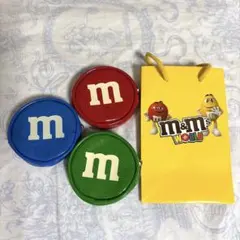 アメリカ　エムアンドエム　M&M's コインケース 3色セットのサムネイル