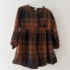 baby GAP チェック柄ワンピース 18-24ヶ月　80 90