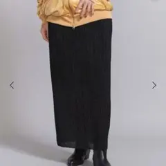 ビューティ＆ユースユナイテッドアローズ ラメプリーツ ロングタイトスカート