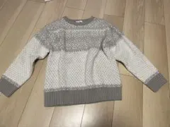 grove ニット M ホワイト・グレー