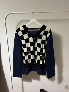 コムデギャルソンオムプリュス 09aw チェックデザインニットのサムネイル