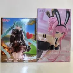 初音ミクシリーズFashion Outdoor&巡音ルカ フィギュア　2体セット
