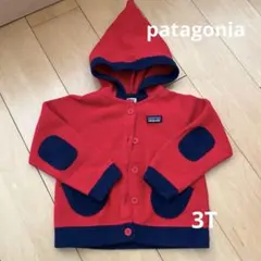 patagonia フリースジャケット 3T 赤