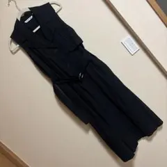 usedブラック ノースリーブ シャツワンピースのサムネイル