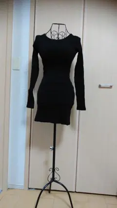 GYDAレオパードバックリボンテレコミニワンピース