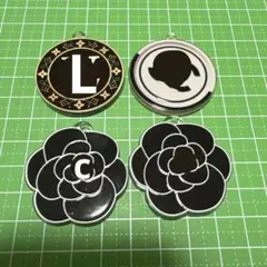 ロゴアクリルプレート4個セット