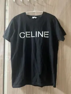 CELINE ロゴプリント Tシャツ ブラック Lサイズ - メルカリ