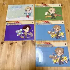 BTS　下敷き　Dynamite　クリアシート　5枚セット　テテ　ジョングク