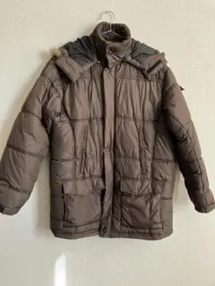 rill fox ブラウン ダウン中綿ジャケットコート アウター Lサイズ