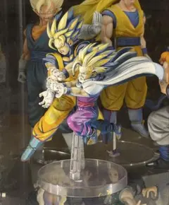 ドラゴンボール 親子かめはめ波 リペイント 二次元彩色 フィギュア