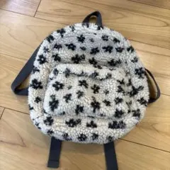 ZARAベイビー　フラワー柄ボアリュック