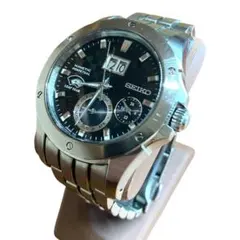【レア】SEIKO 自動巻キネティックモデル　パーペチュアルカレンダー　ジャンク