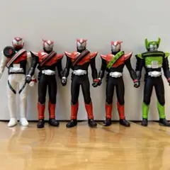 仮面ライダードライブ　5体セット ソフビ　フィギュア　仮面ライダー　中古　ヒーロ