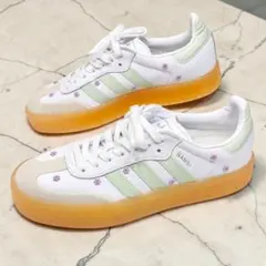 未使用 adidas アディダス サンバ 花 フラワー ホワイト 25 白のサムネイル