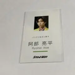 Danger holic 阿部亮平 名刺風カード(まとめ買い可能)