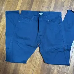 ネイビー スキニーカラーデニム Lサイズ
