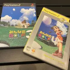 【PS2】みんなの GOLF3 / みんなの GOLF4